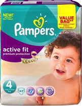 Pampers Active Fit Maxi 4 Luiers 43st